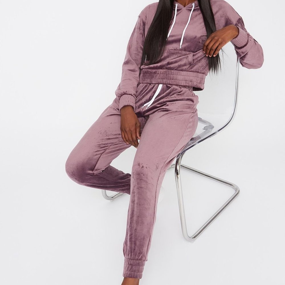 Velour Track Suit
